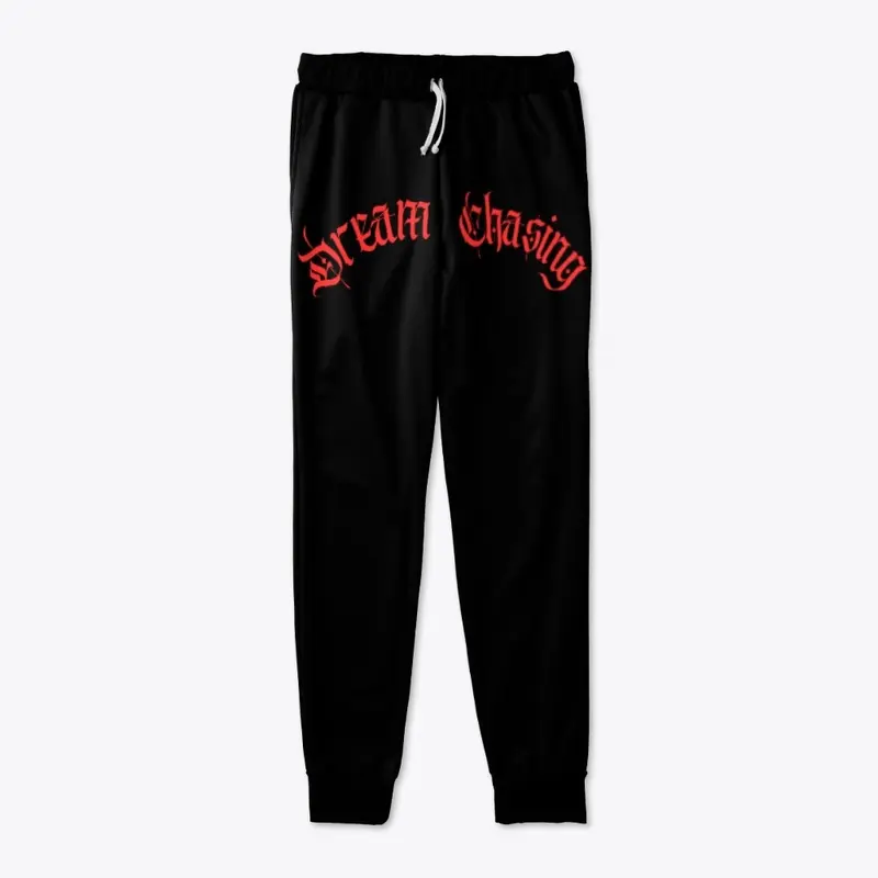 Dream Chasing - Red & Black Joggers